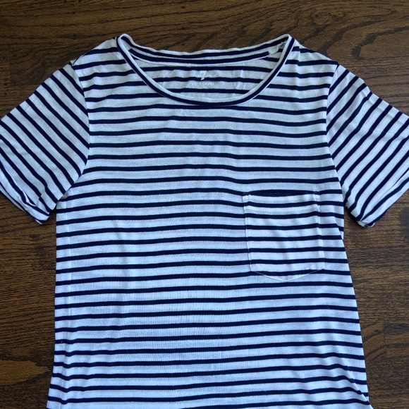 7 for all mankind - striped t-shirt - Picture 1 of 4